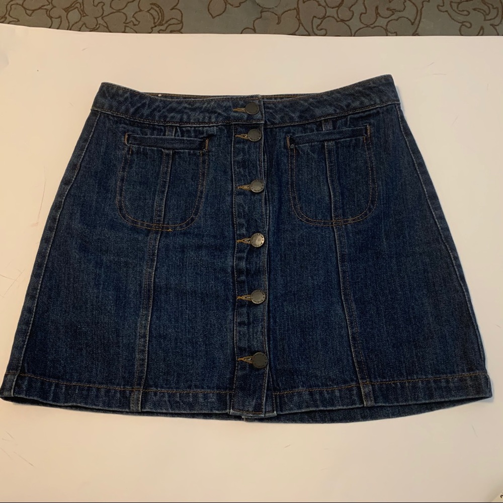 Vanilla star premium jean mini skirt Sz 7